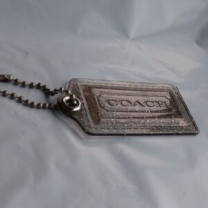 Coach Hang Tag Clear Sparkle Hang Tag